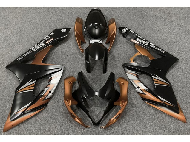 Nero Opaco & Bronzo 05-06 GSXR 1000 Carena Nero Opaco & Bronzo 05-06 GSXR 1000 Carena