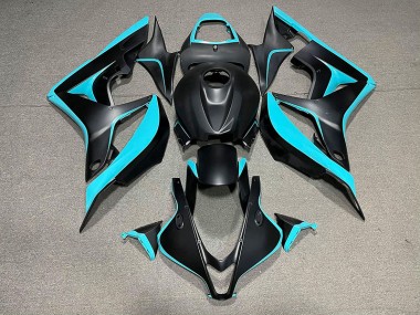 Nero Opaco & Ciano 07-08 CBR600RR Carena