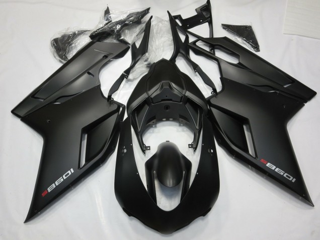 Nero Opaco Con Rosso 07-14 Ducati 848 1098 1198 Carena Nero Opaco Con Rosso 07-14 Ducati 848 1098 1198 Carena