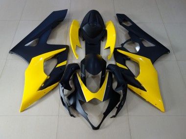 Nero Opaco & Giallo 05-06 GSXR 1000 Carena