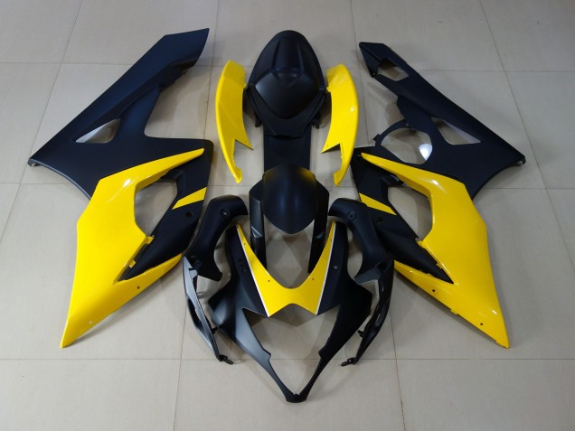 Nero Opaco & Giallo 05-06 GSXR 1000 Carena