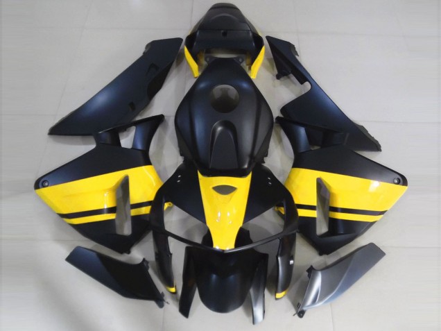 Nero Opaco & Giallo Lucido 05-06 CBR600RR Carena