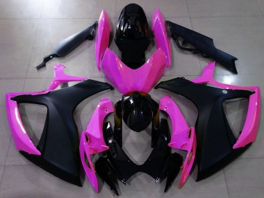 Nero Opaco & Rosa 06-07 GSXR 600-750 Carena