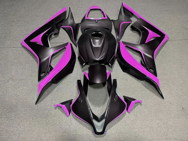 Nero Opaco & Rosa 07-08 CBR600RR Carena