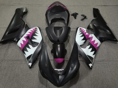 Nero Opaco & Rosa Squalo 05-06 ZX6R Carena