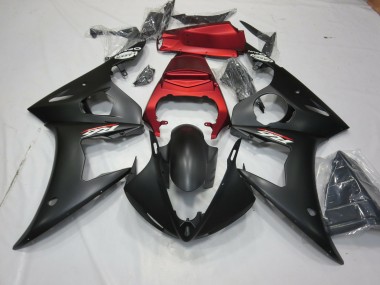 Nero Opaco & Rosso 03-04 R6 Carena