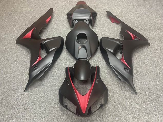 Nero Opaco & Rosso 06-07 CBR1000RR Carena