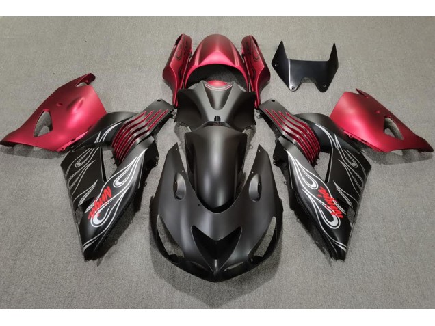 Nero Opaco & Rosso 06-11 ZX14R Carena