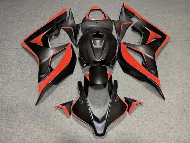 Nero Opaco & Rosso 07-08 CBR600RR Carena