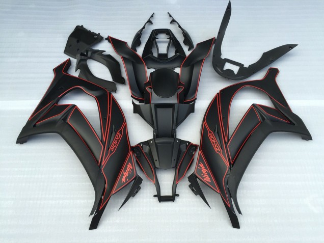 Nero Opaco & Rosso 11-15 ZX10R Carena