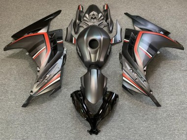 Nero Opaco & Rosso 13-18 Ninja 300 Carena