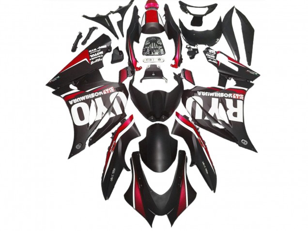 Nero Opaco & Rosso 17-23 GSXR 1000 Carena Nero Opaco & Rosso 17-23 GSXR 1000 Carena
