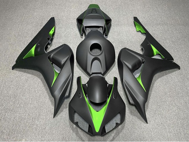 Nero Opaco & Verde 06-07 CBR1000RR Carena Nero Opaco & Verde 06-07 CBR1000RR Carena
