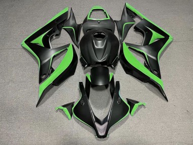 Nero Opaco & Verde 07-08 CBR600RR Carena
