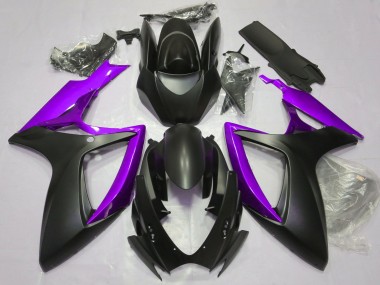 Nero Opaco & Viola 06-07 GSXR 600-750 Carena