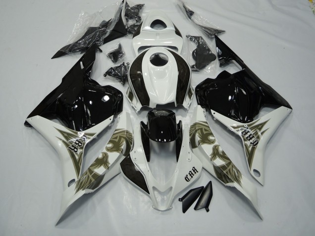 Nero Oro & Bianco 09-12 CBR600RR Carena