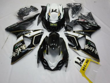 Nero Oro & Bianco 09-16 GSXR 1000 Carena