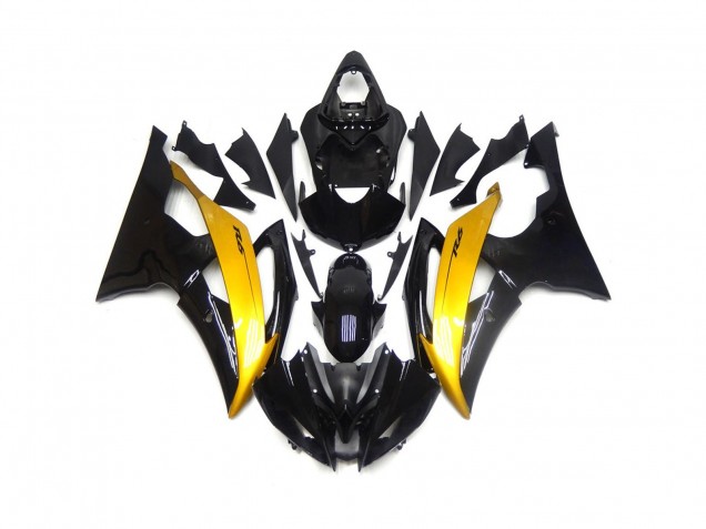 Nero & Oro Lucido 08-16 R6 Carena Nero & Oro Lucido 08-16 R6 Carena