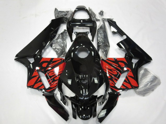 Nero & Rosso Tribale 05-06 CBR600RR Carena Nero & Rosso Tribale 05-06 CBR600RR Carena