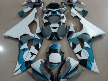Neve Blu Ghiacciaio Camo 08-16 R6 Carena