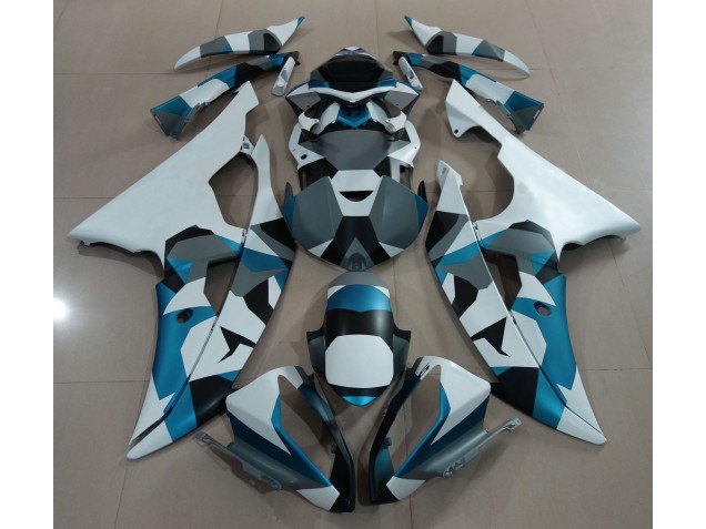 Neve Blu Ghiacciaio Camo 08-16 R6 Carena Neve Blu Ghiacciaio Camo 08-16 R6 Carena