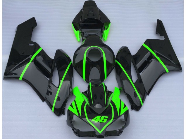 Noir Brillant Et Vert Haute Visibilité 04-05 CBR1000RR Carena