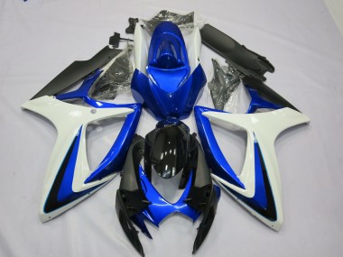 OEM Stile Bianco Blu 06-07 GSXR 600-750 Carena