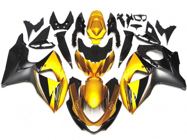 Oro & Grigio OEM Stile Personalizzato 09-16 GSXR 1000 Carena Oro & Grigio OEM Stile Personalizzato 09-16 GSXR 1000 Carena
