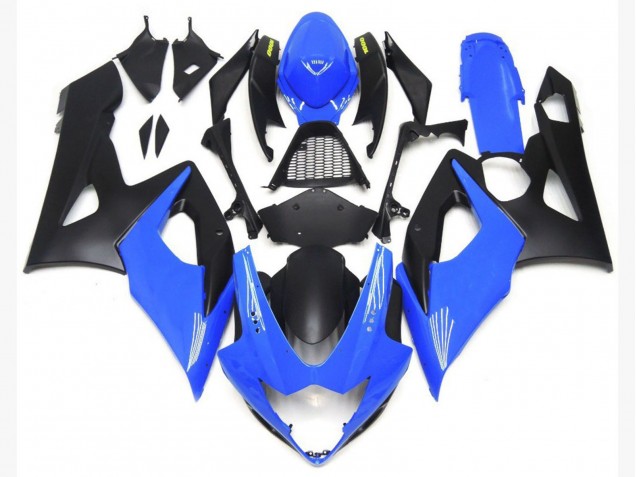 Parti Inferiori Blu Lucido & Nero Opaco 05-06 GSXR 1000 Carena Parti Inferiori Blu Lucido & Nero Opaco 05-06 GSXR 1000 Carena
