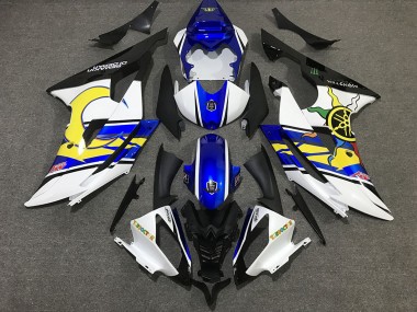 Personalizzato Bianco & Blu 08-16 R6 Carena