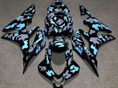 Personalizzato Camo Blu 07-08 CBR600RR Carena