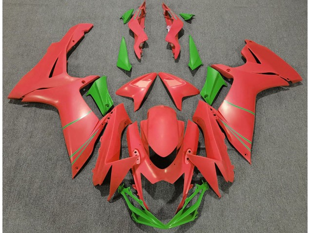 Pompelmo Opaco Rosso & Verde 11-24 GSXR 600-750 Carena