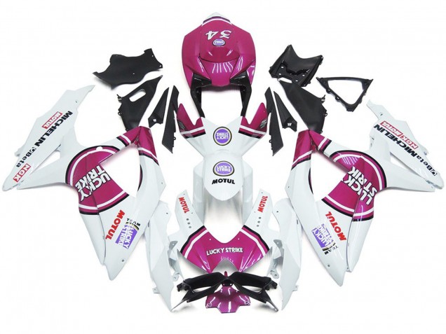 Rosa 34 Lucky Strike 08-10 GSXR 600-750 Carena Rosa 34 Lucky Strike 08-10 GSXR 600-750 Carena