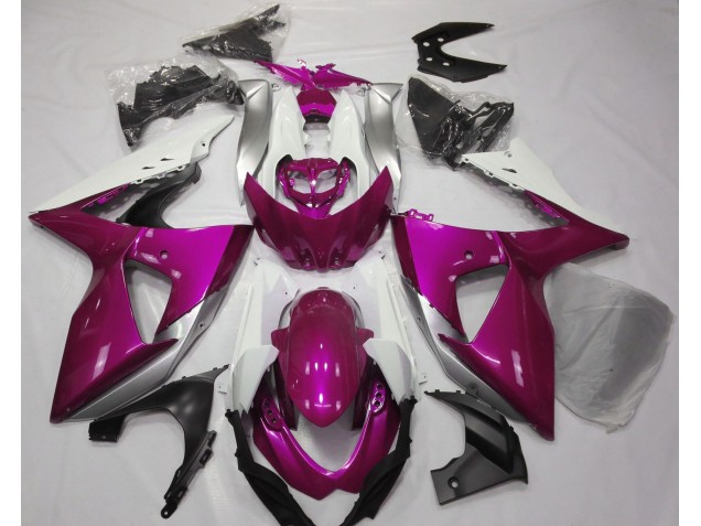Rosa Lucido & Bianco 09-16 GSXR 1000 Carena