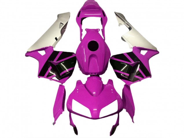 Rosa Shocking & Argento Opaco 03-04 CBR600RR Carena Rosa Shocking & Argento Opaco 03-04 CBR600RR Carena
