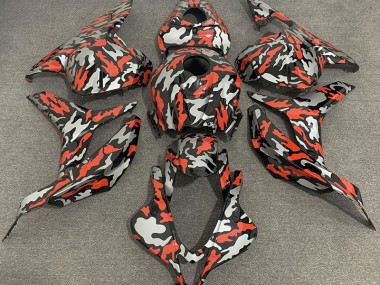 Rosso Grigio Camo 09-12 CBR600RR Carena