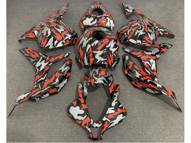 Rosso Grigio Camo 09-12 CBR600RR Carena