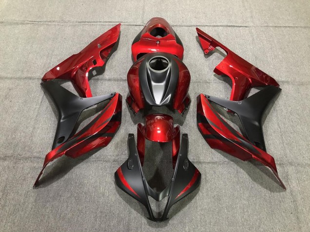 Rosso Intenso & Nero Opaco 07-08 CBR600RR Carena