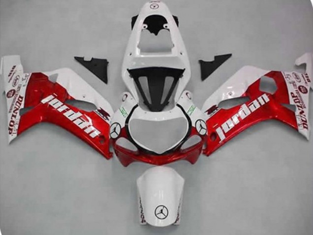 Rosso Jordan 01-03 GSXR 600-750 Carena Rosso Jordan 01-03 GSXR 600-750 Carena