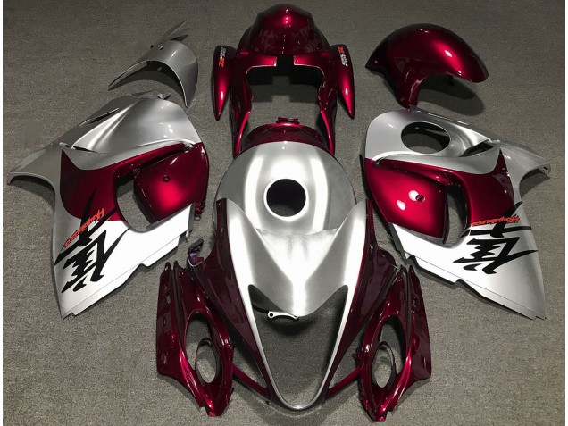 Rosso Lucido & Argento 08-20 GSXR 1300 Carena Rosso Lucido & Argento 08-20 GSXR 1300 Carena