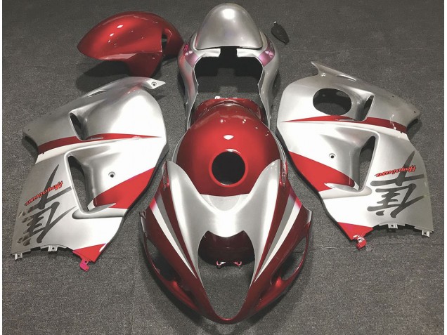 Rosso Lucido & Argento 97-07 GSXR 1300 Carena Rosso Lucido & Argento 97-07 GSXR 1300 Carena