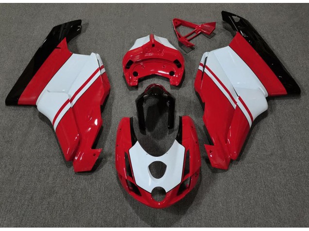 Rosso Lucido & Bianco 03-04 Ducati 749 999 Carena Rosso Lucido & Bianco 03-04 Ducati 749 999 Carena
