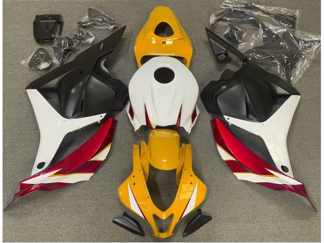 Rosso Lucido Bianco & Giallo 09-12 CBR600RR Carena Rosso Lucido Bianco & Giallo 09-12 CBR600RR Carena