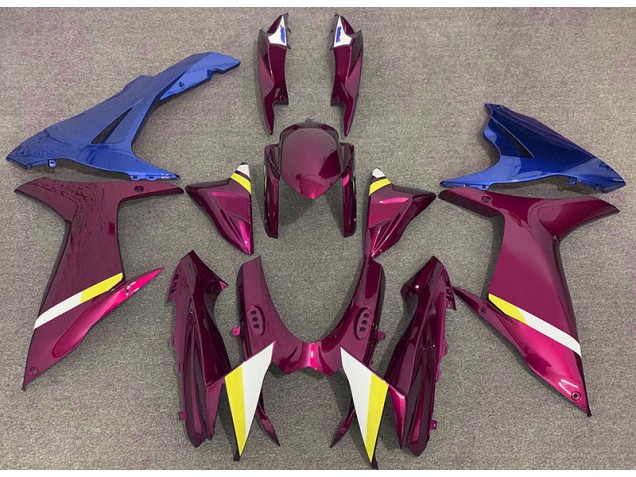 Rosso Lucido & Blu 11-24 GSXR 600-750 Carena Rosso Lucido & Blu 11-24 GSXR 600-750 Carena
