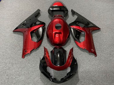 Rosso Lucido & Nero 01-03 GSXR 600-750 Carena