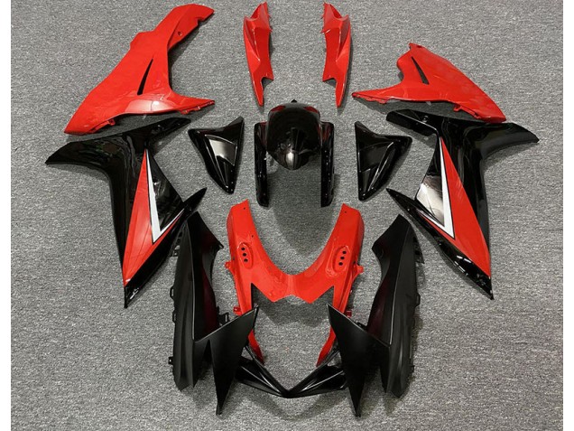 Rosso Lucido & Nero 11-24 GSXR 600-750 Carena Rosso Lucido & Nero 11-24 GSXR 600-750 Carena