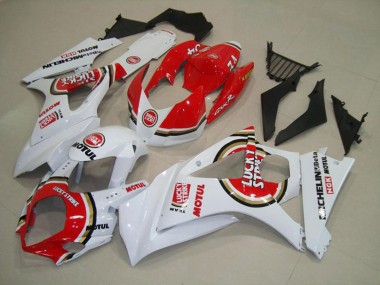 Rosso Lucky Strike 07-08 GSXR 1000 Carena