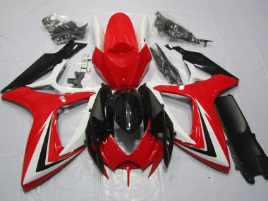 Rosso Nero & Bianco 06-07 GSXR 600-750 Carena