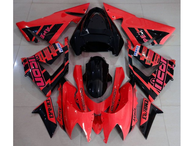 Rosso & Nero & Loghi 04-05 ZX10R Carena Rosso & Nero & Loghi 04-05 ZX10R Carena