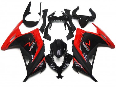 Rosso & Nero Lucido 13-18 Ninja 300 Carena